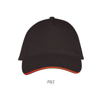 CASQUETTE SOLS NOIRE ROUGE