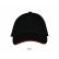 CASQUETTE SOLS NOIRE ROUGE