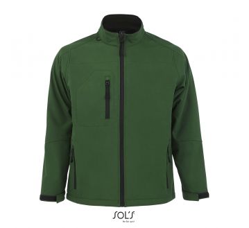 Veste softshell homme Sol’s Relax vert bouteille
