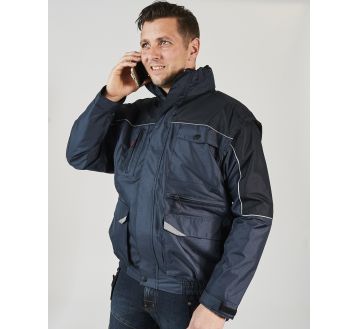 Blouson de travail RIPSTOP 2 en 1 à manches amovibles by Coverguard